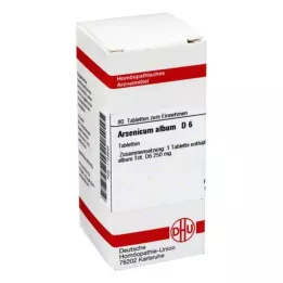 ARSENICUM ALBUM D 6 tabletten, 80 stuks