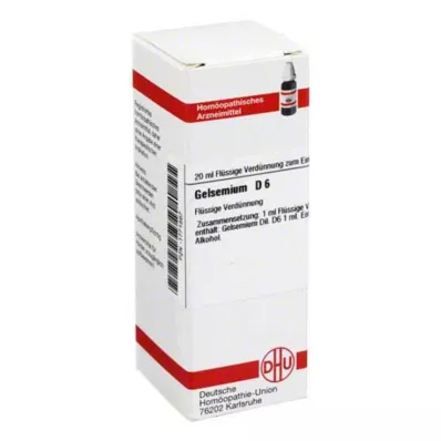 GELSEMIUM D 6 Verdunning, 20 ml