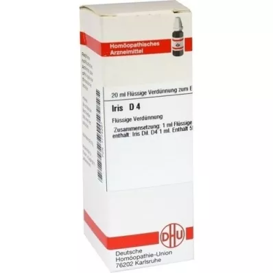 IRIS D 4 verdunning, 20 ml IRIS D 4 verdunning, 20 ml