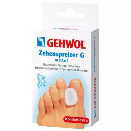 GEHWOL Polymeer Gel Teenspreider G medium, 3 stuks