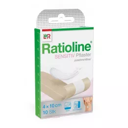RATIOLINE gevoelig wondverband 4 cmx1 m, 1 st