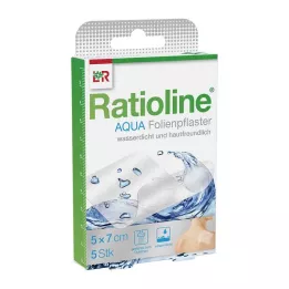 RATIOLINE aqua douchepleister 5x7 cm, 5 st