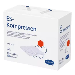 ES-KOMPRESSEN Unteril 10x20 cm 12 keer, 100 st
