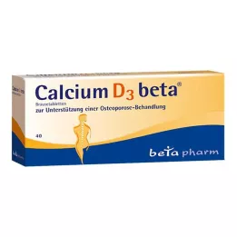 CALCIUM D3 beta bruistabletten, 40 stuks