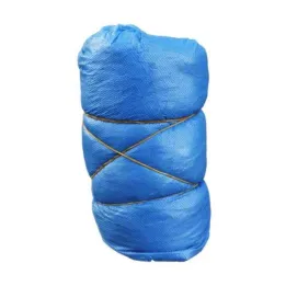 Overschoenen wegwerp plastic blauw, 10 stuks