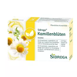 SIDROGA Kamillebloem theefilterzakjes, 20X1.5 g