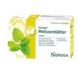 SIDROGA Theefilterzakjes van citroenmelissebladeren, 20X1,5 g