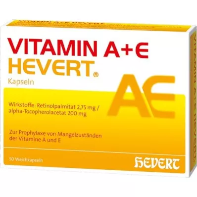 Vitamine A + E HEVER, 50 st Vitamine A + E HEVER, 50 st