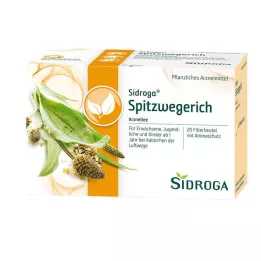 SIDROGA Weegbree-theefilterzakjes, 20X1,4 g