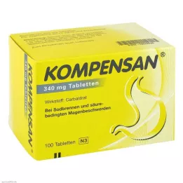 KOMPENSAN Tabletten 340 mg, 100 stuks