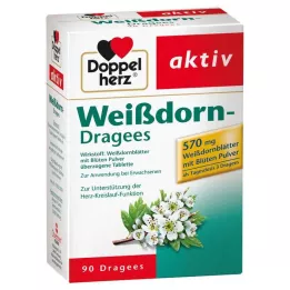 DOPPELHERZ Meidoorn Dragees, 90 stuks