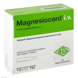 MAGNESIOCARD i.v. Injectieoplossing, 10X10 ml