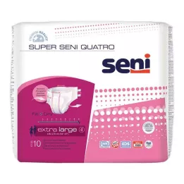 SUPER SENI Quatro incontinentiebroek maat 4 XL, 10 stuks