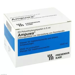 AMPUWA Kunststof versterker. Injectie-/infuusoplossing, 20X5 ml