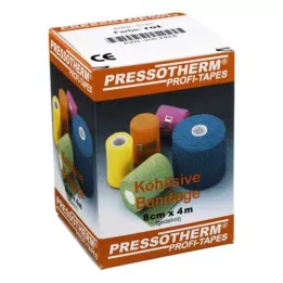 PRESSOTHERM Cohesief verband 8 cmx4 m rood, 1 st