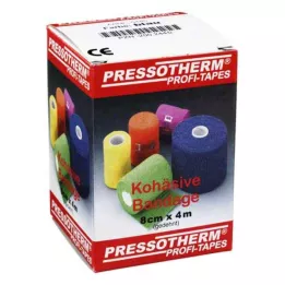 PRESSOTHERM Cohesief verband 8 cmx4 m blauw, 1 st