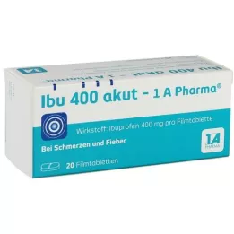 IBU 400 AKUT-1A Pharma-film-gecoate tabletten, 20 st