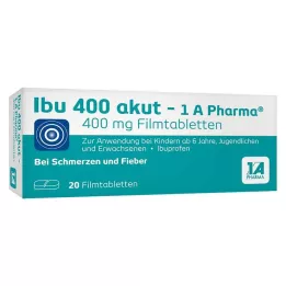 IBU 400 akut-1A Pharma filmomhulde tabletten, 20 stuks