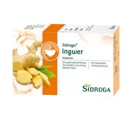 SIDROGA Gemberthee filterzakjes, 20X0,75 g