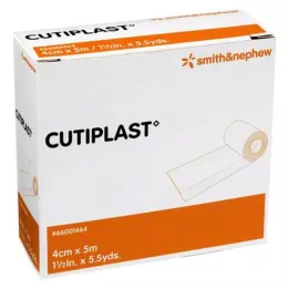 CUTIPLAST 4 cmx5 m wondverband in dispenser, 1 P