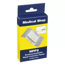 BRUSTWARZENPFLASTER NPP2, 10 stuks