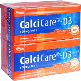 CALCICARE D3 Chewing Tablets, 200 st