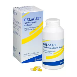 GELACET Gelatine capsules met biotine, 320 stuks
