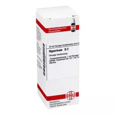 HYPERICUM D 2 Verdunning, 20 ml