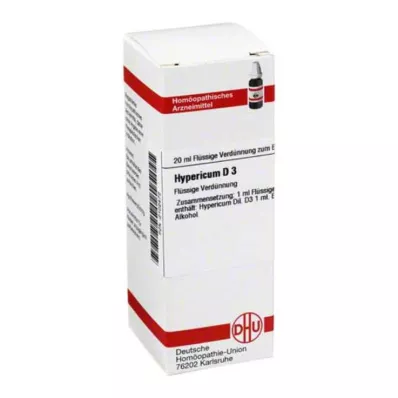 HYPERICUM D 3 Verdunning, 20 ml