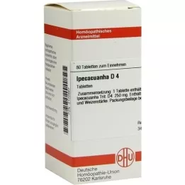 IPECACUANHA D 4 tabletten, 80 stuks