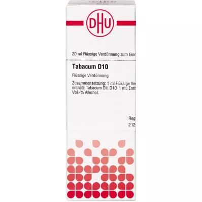 TABACUM D 10 Verdunning, 20 ml