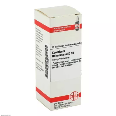 CAUSTICUM HAHNEMANNI D 10 Verdunning, 20 ml CAUSTICUM HAHNEMANNI D 10 Verdunning, 20 ml