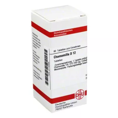 CHAMOMILLA D 12 tabletten, 80 stuks