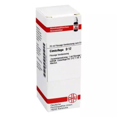 CIMICIFUGA D 12 Verdunning, 20 ml CIMICIFUGA D 12 Verdunning, 20 ml