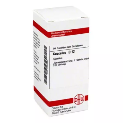 COCCULUS D 12 tabletten, 80 stuks