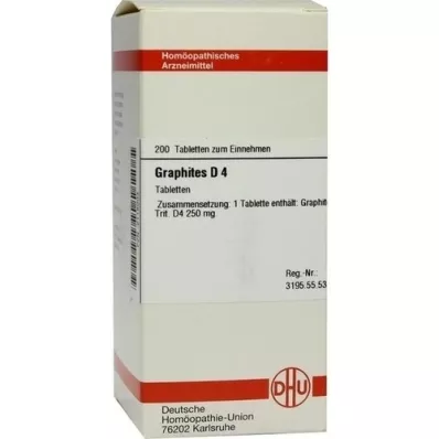 GRAPHITES D 4 tabletten, 200 st GRAPHITES D 4 tabletten, 200 st