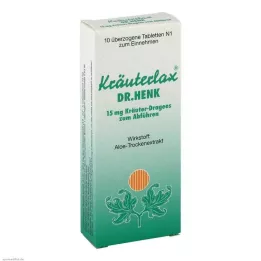 KRÄUTERLAX Dr.Henk 15 mg kruidentabletten voor laxeermiddelen, 10 stuks