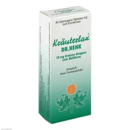 KRÄUTERLAX Dr.Henk 15 mg kruidentabletten voor laxeermiddelen, 30 stuks