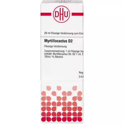 Myrtillocactus D 2, 20 ml Myrtillocactus D 2, 20 ml