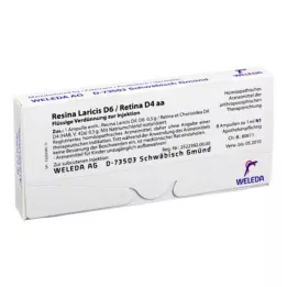 RESINA LARICIS D 6/Retina D 4 aa ampullen, 8X1 ml