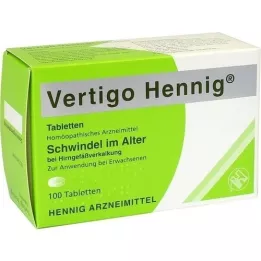 VERTIGO HENNIG Tabletten, 100 st