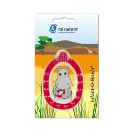 MIRADENT Kindertandenborstel Infant-O-Brush rood, 1 stuk