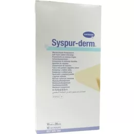 Syspur Derm 10x20 cm Zachte schuimcompressen, 10 st