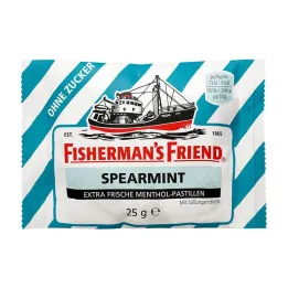 Fishermans Friend Groene munt suikervrije pastilles, 25 g