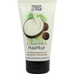 Kokosmelk haarbehandeling Swiss O Par, 150 ml