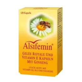 ALSIFEMIN Royal Jelly+Vit.E met Ginseng Capsules, 120 stuks