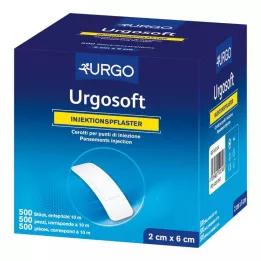 URGOSOFT Injectiepleister 2x6 cm pleister, 500 stuks