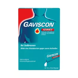 GAVISCON Advance Pepermunt Suspensie, 24X10 ml
