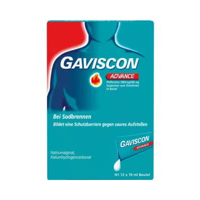 GAVISCON Advance Pepermunt Suspensie, 24X10 ml