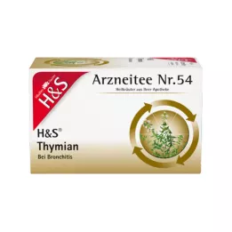 H&amp;S Tijm Theefilterzakjes, 20X1.4 g